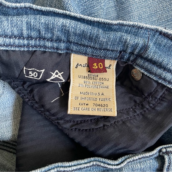 7 Seven for All Mankind Cropped Jeans -Low Rise -Size 30 - Picture 8 of 11